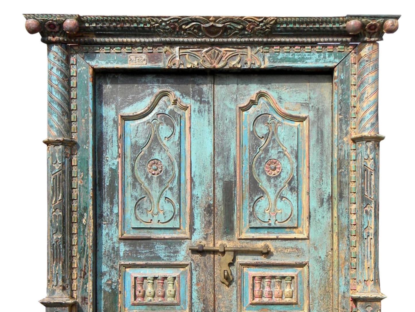 Large Vintage Style Indian Wooden Door