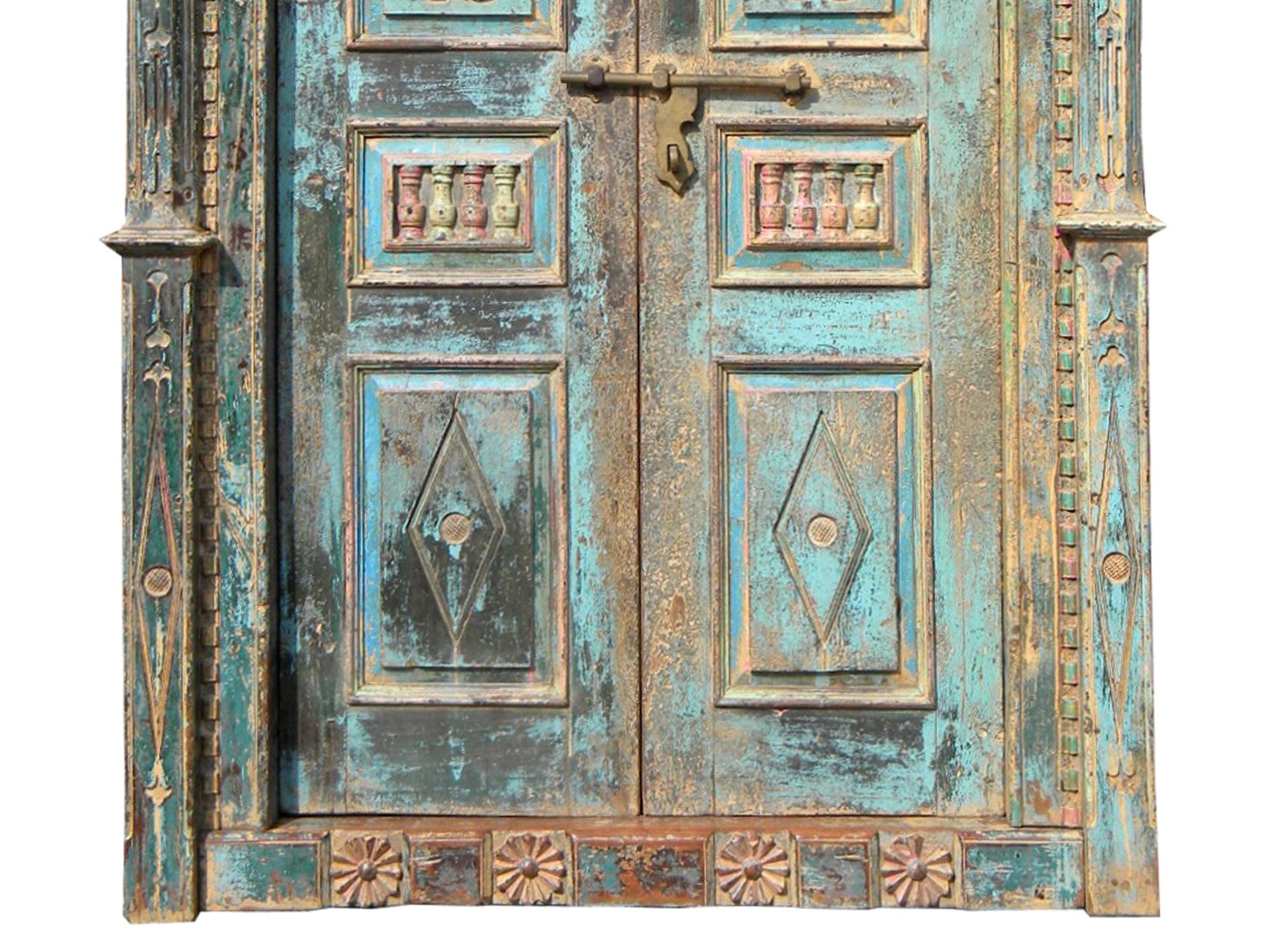 Large Vintage Style Indian Wooden Door