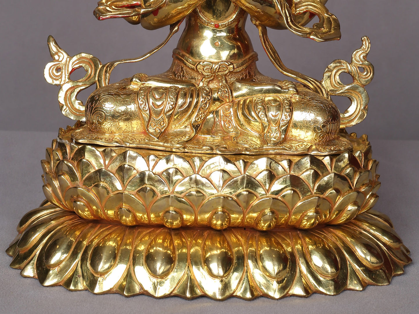 Chenrezig Statue Seated Avalokiteshvara From Nepal