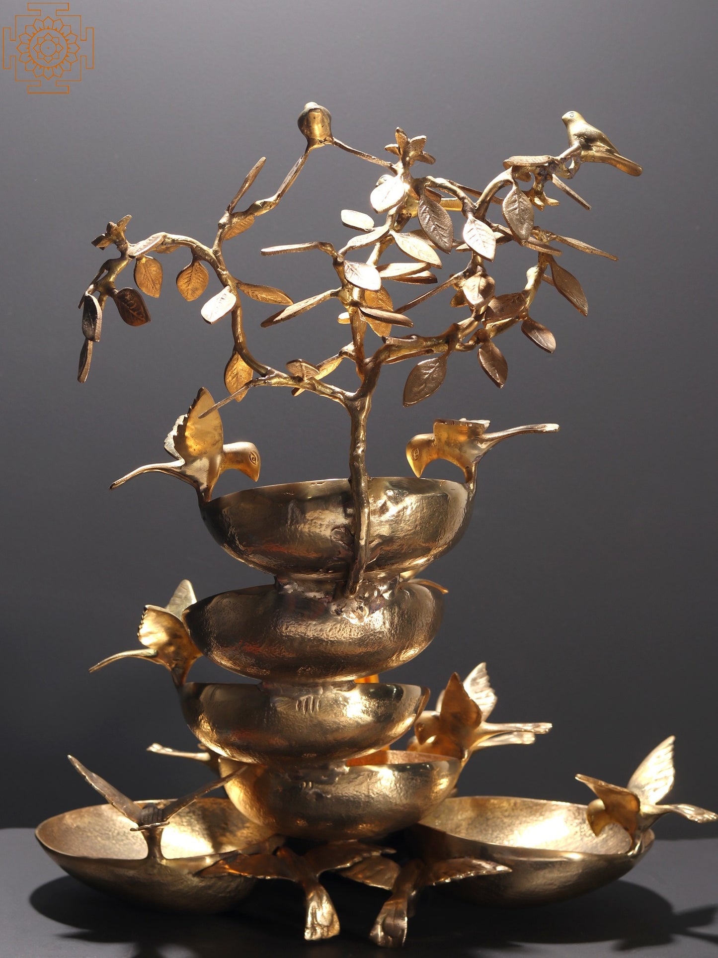 Seven Bowl Bird Bath | Home Decor