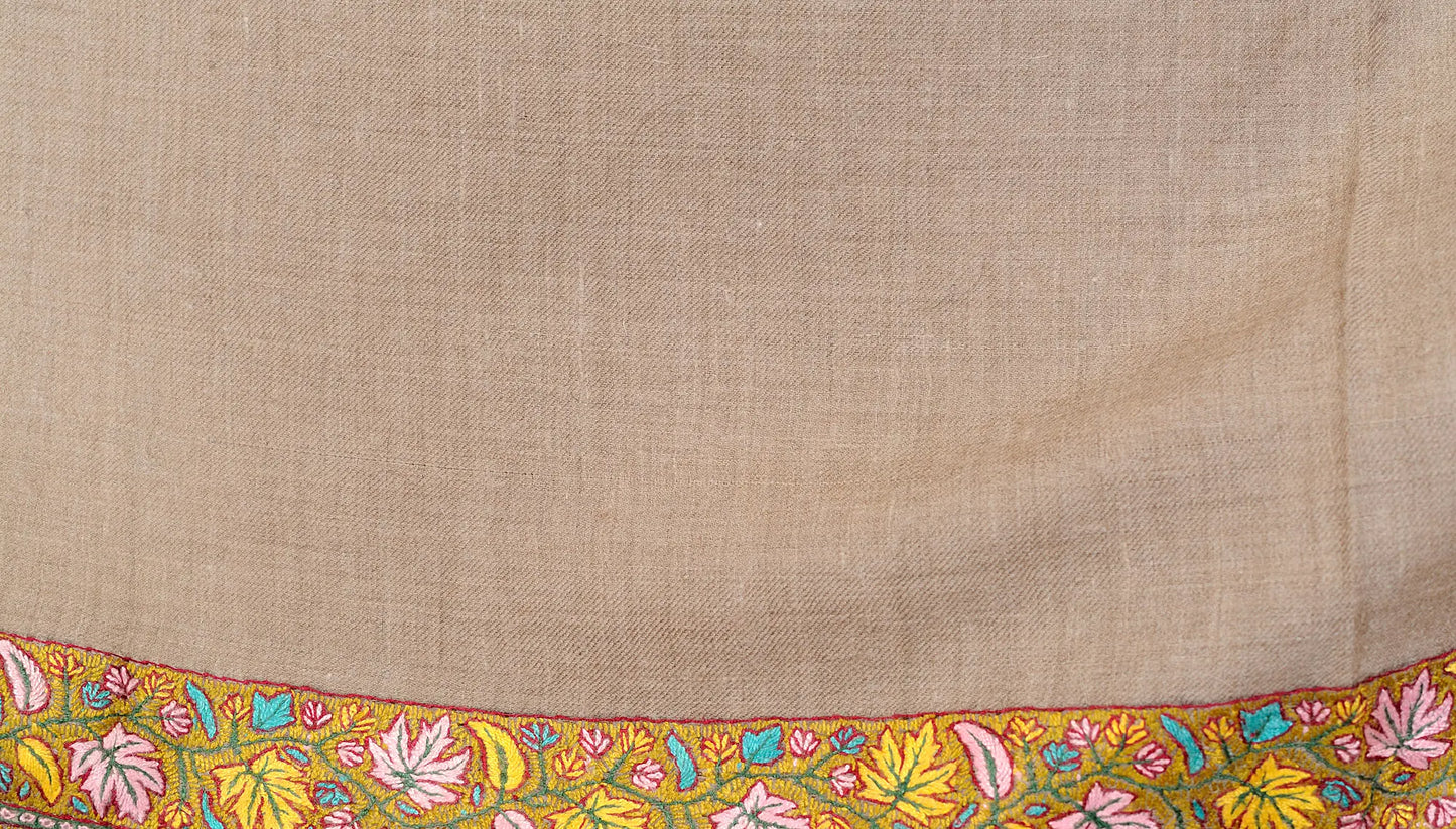 Apricot-Gelato Reversible Handloom Stole from Nepal