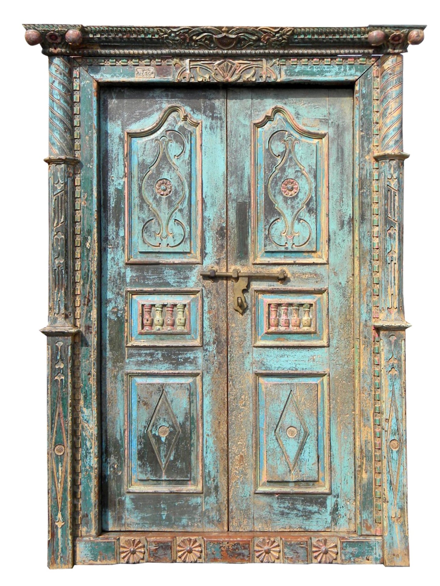 Large Vintage Style Indian Wooden Door